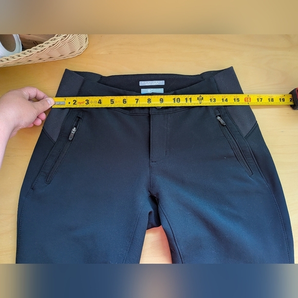 COLUMBIA Omni-Heat Thermal Comfort Outdoor Women Pants Size 6 Black - Picture 12 of 14